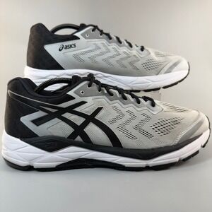 Asics Gel Fortitude 8 Mens 12 Training Shoes White Black Lace Up Low Gym Sneaker